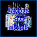 La liste détaillée de tous les alcools